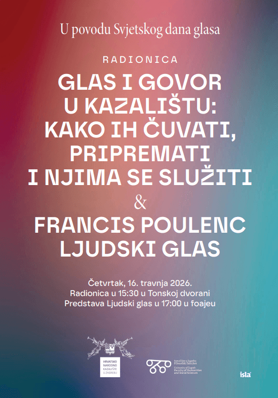 Svjetski dan glasa u organizaciji HNK-a i Odsjeka za fonetiku