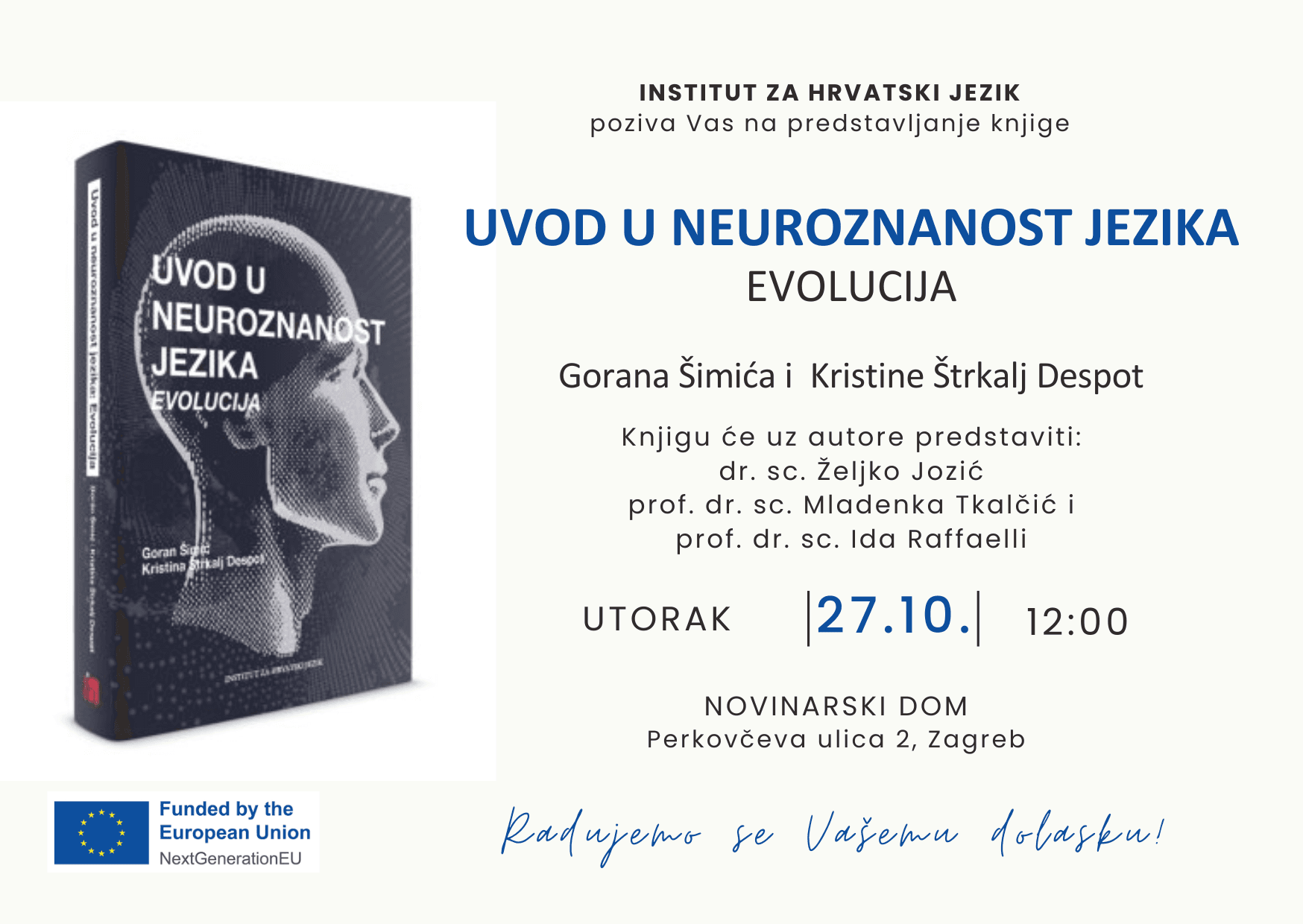 Predstavljanje knjige Uvod u neuroznanost jezika: Evolucija