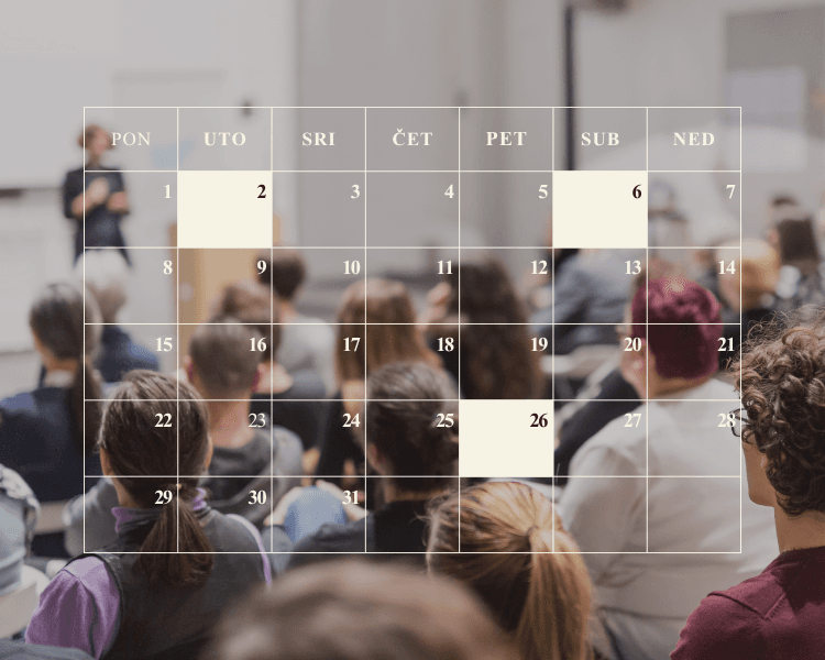Kalendar događanja